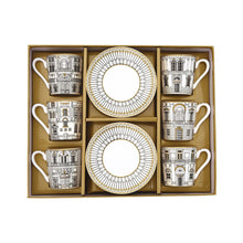 Carica l'immagine nel visualizzatore di Gallery, Set 6 Tazzine Caffè "Palazzo" Easy Life