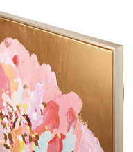 Carica l'immagine nel visualizzatore di Gallery, Quadro con motivo floreale 100x100 "L'oca Nera"