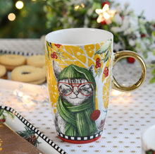 Carica l'immagine nel visualizzatore di Gallery, Mug Natale "Gatto" 440 ml Egan