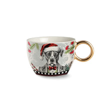 Carica l'immagine nel visualizzatore di Gallery, Tazza Colazione Natale "Cane" 530 ml Egan