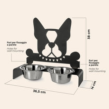 Carica l'immagine nel visualizzatore di Gallery, Porta Ciotole Doppio "Buddy" Arti&amp;Mestieri
