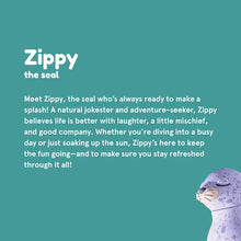 Carica l'immagine nel visualizzatore di Gallery, Bottiglia termica 460 ml "Zippy The Seal" Bestie by Asobu
