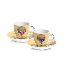 Carica l'immagine nel visualizzatore di Gallery, Set 2 Tazzine da Caffè "Giramondo" Giallo Egan

