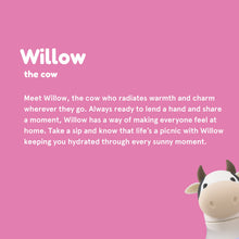 Carica l'immagine nel visualizzatore di Gallery, Bottiglia termica 460 ml "Willow the Cow" Bestie by Asobu
