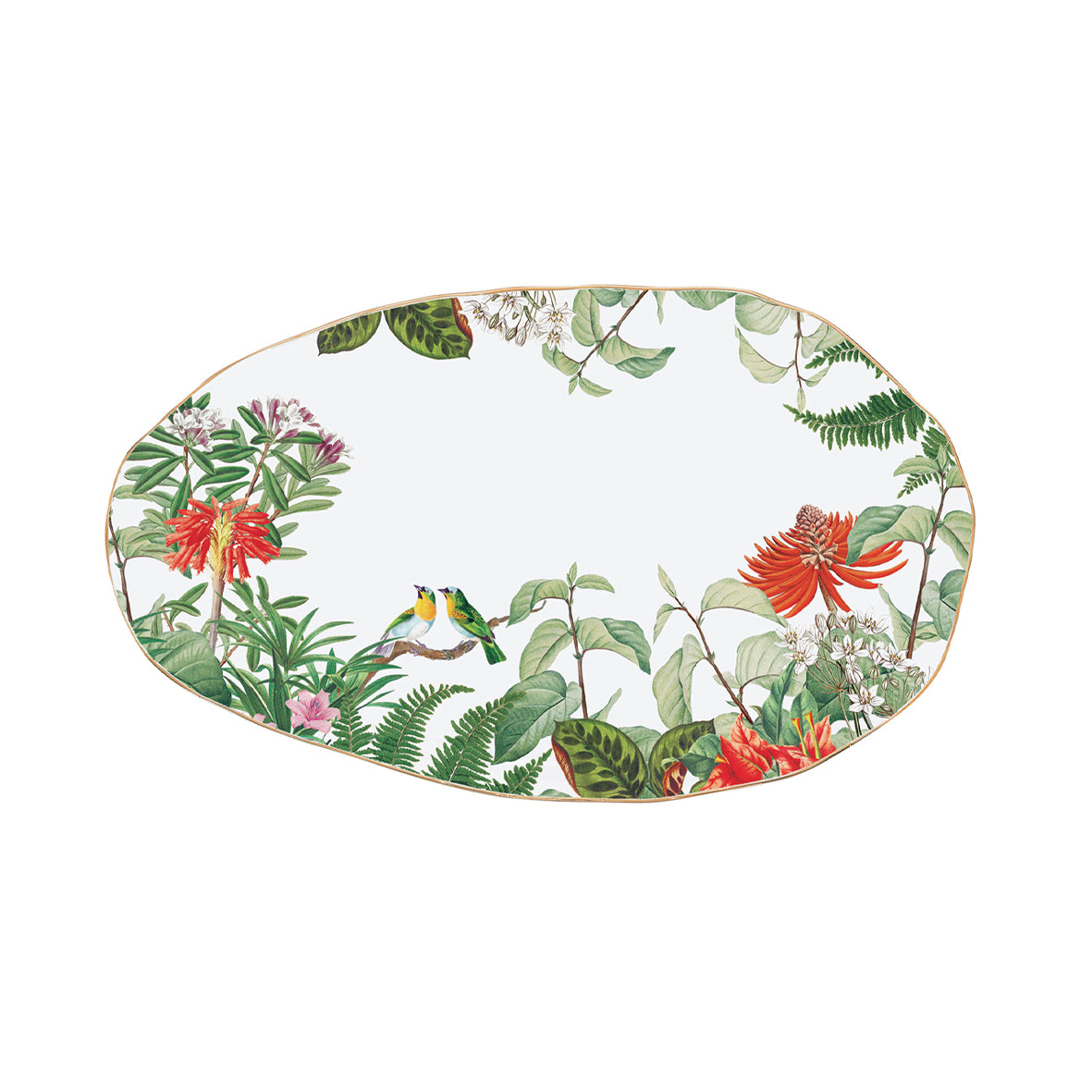 Piatto Ovale in porcellana 36x21 cm. 