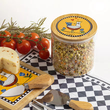 Carica l'immagine nel visualizzatore di Gallery, Barattolo da cucina 10x17 giallo "Cocoricò" Egan
