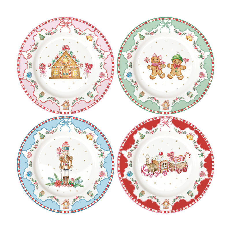 Set 4 Piatti da Dessert/Frutta Ø 19,5 