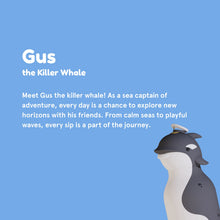 Carica l'immagine nel visualizzatore di Gallery, Bottiglia termica 460 ml "Gus the Killer Whale" Bestie by Asobu
