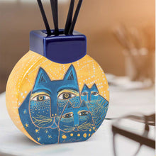 Carica l&#39;immagine nel visualizzatore di Gallery, Profumatore &quot;Fantastic Felines-Laurel Burch&quot; Giallo Egan

